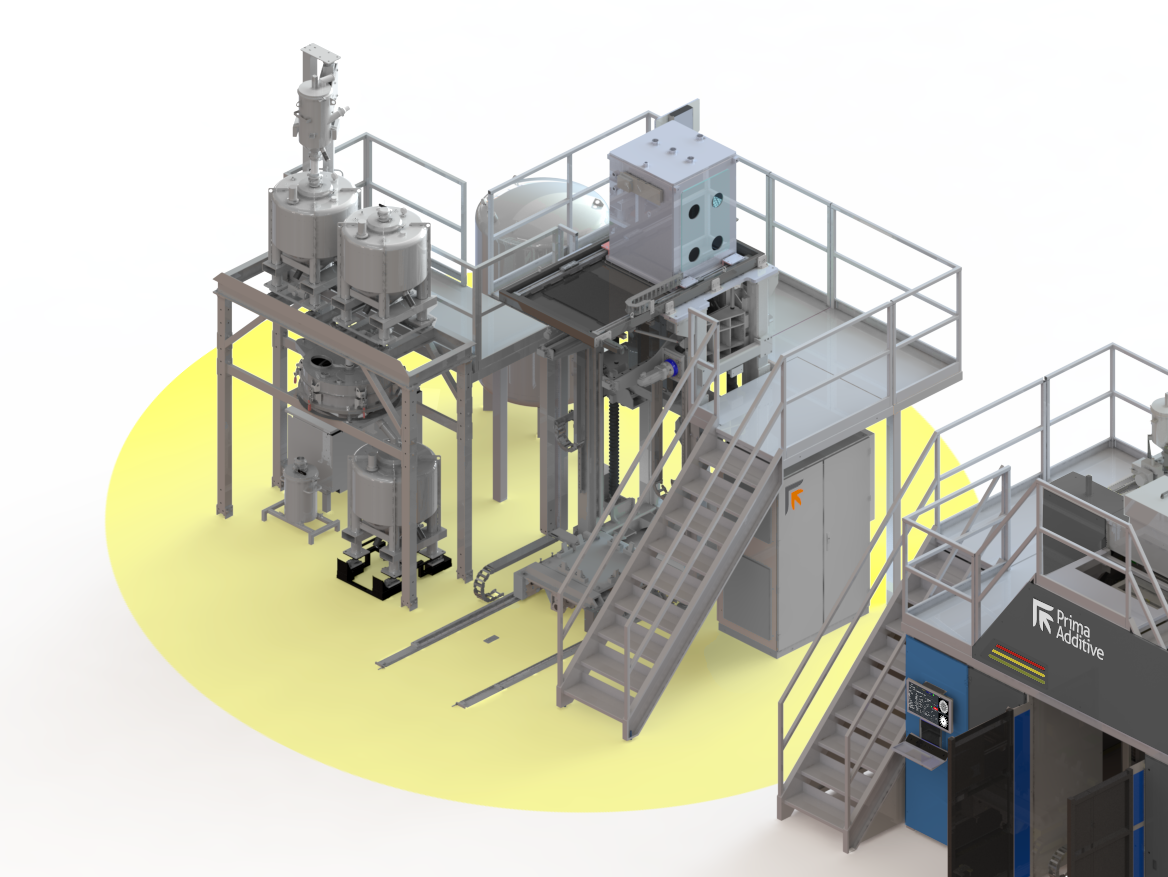 Prima Additive Depowdering Station
