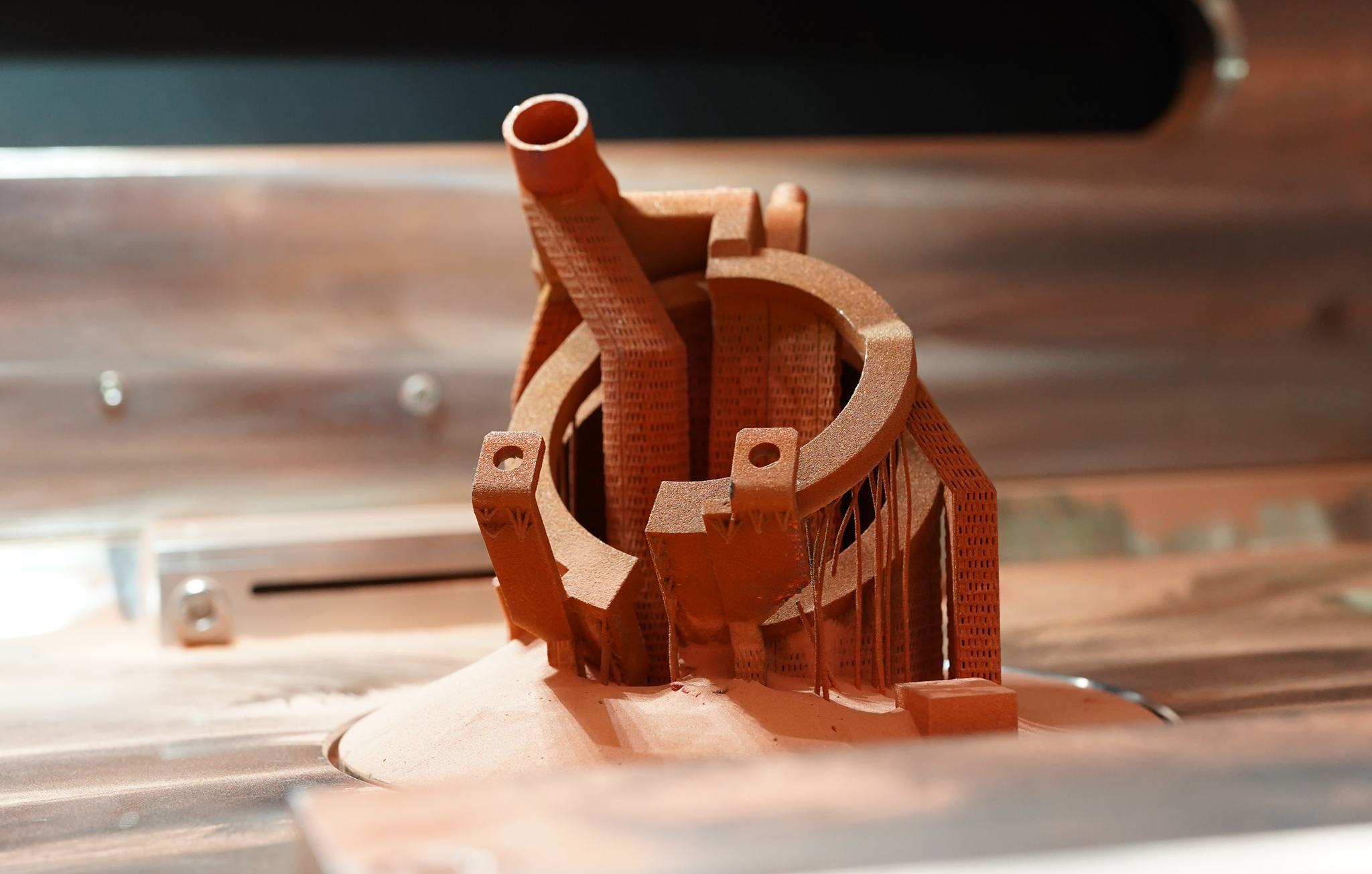 Copper Component Green Laser Powder Bed Fusion