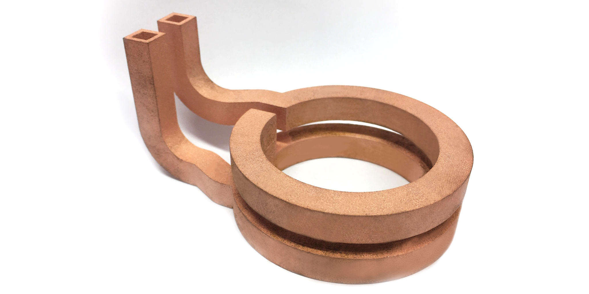 Copper inductor in additive manufacturing
