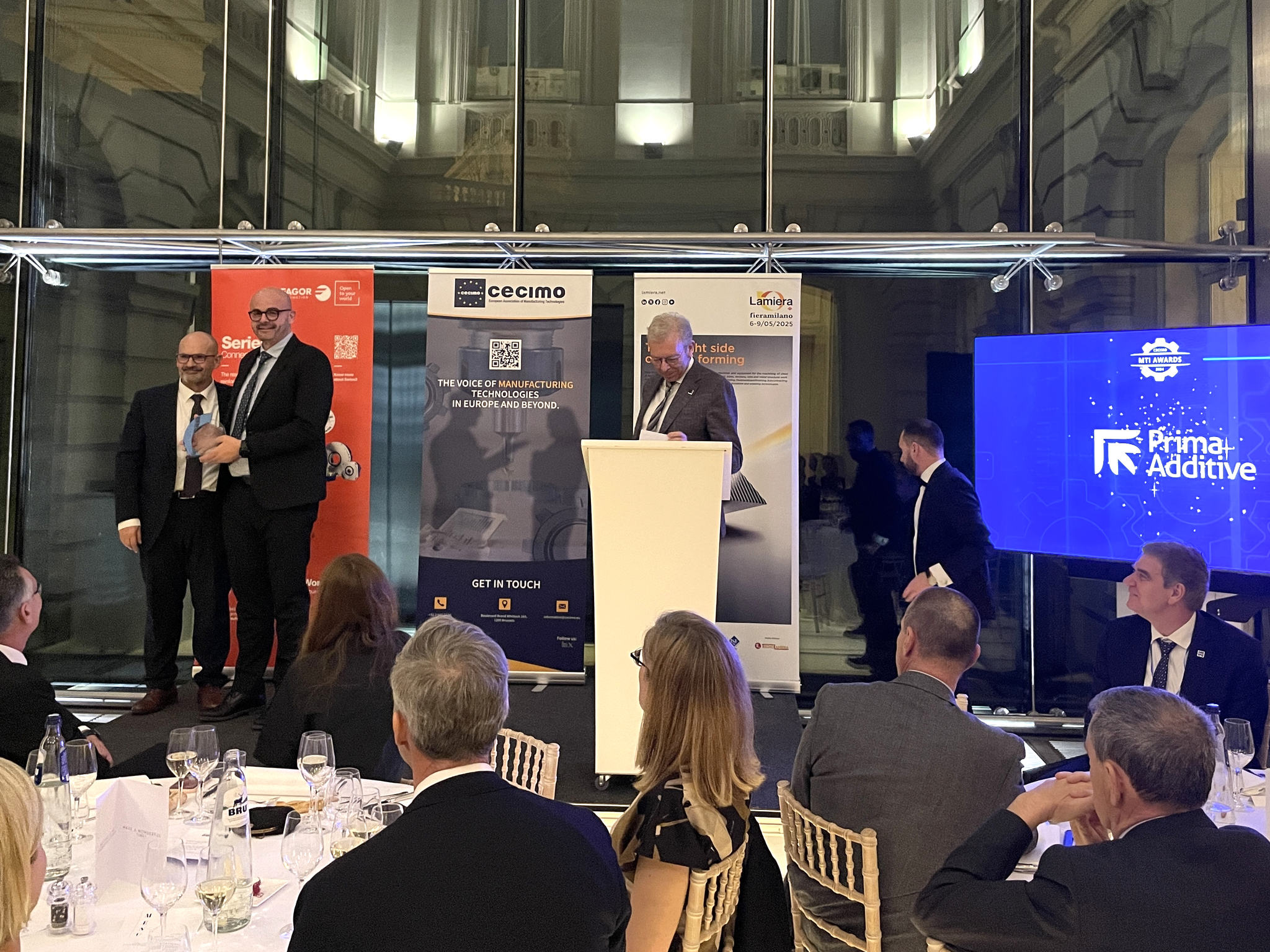 Prima Additive awarded with the Green Impact Award by CECIMO